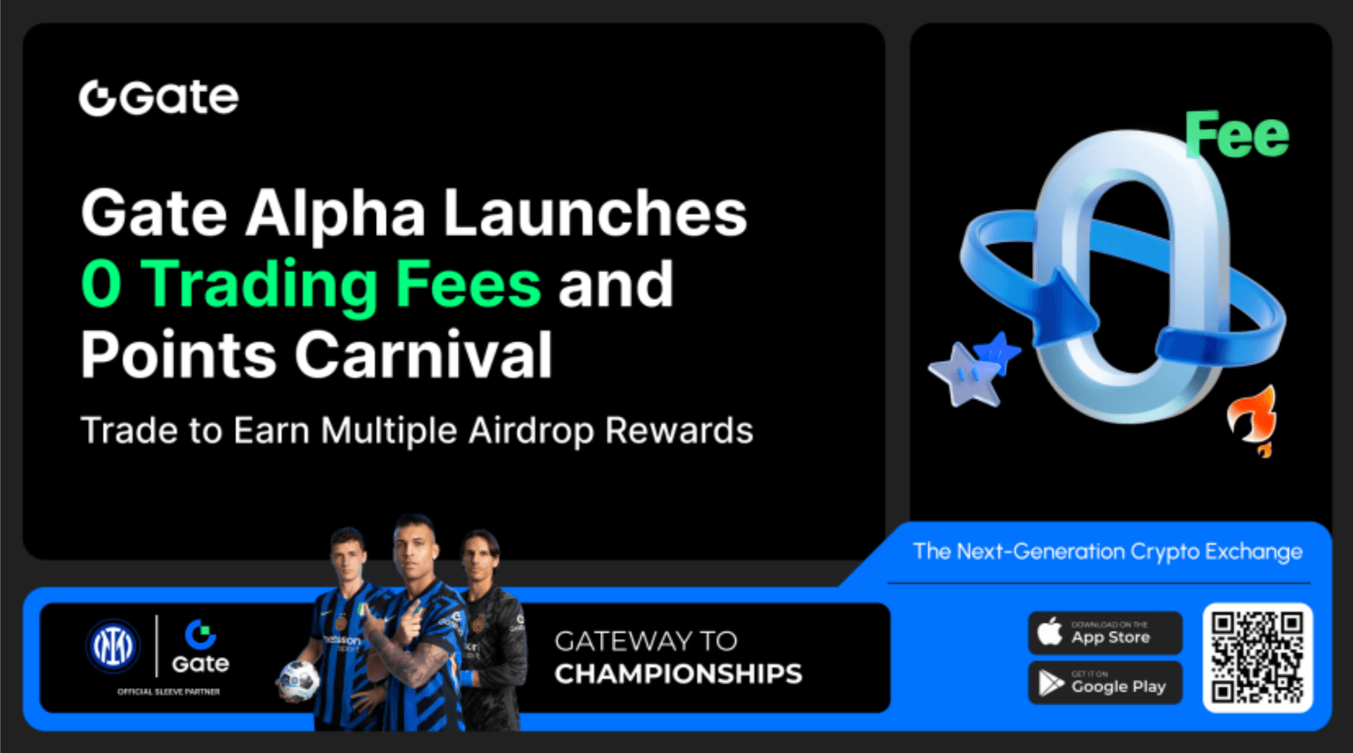 Gate Alpha Launches 0 Trading Fees and Points Carnival: Trade to Earn Multiple Airdrop Rewards 
